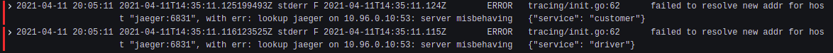 Tracing Grafana Tempo Jaeger - Tempo Error