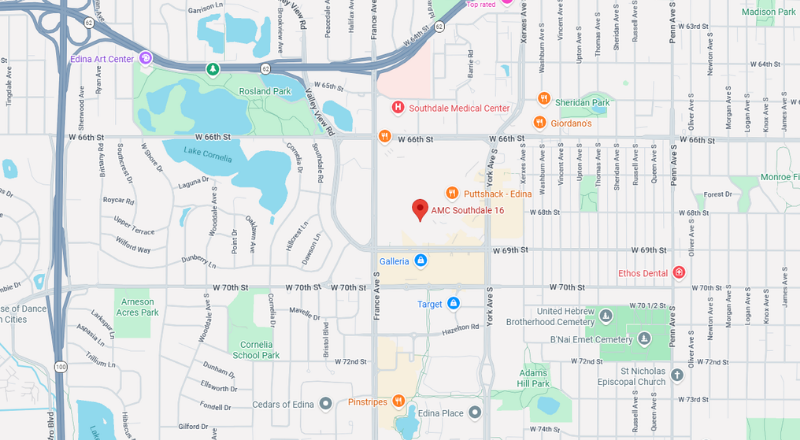 Map - Minneapolis Movie Night 2026