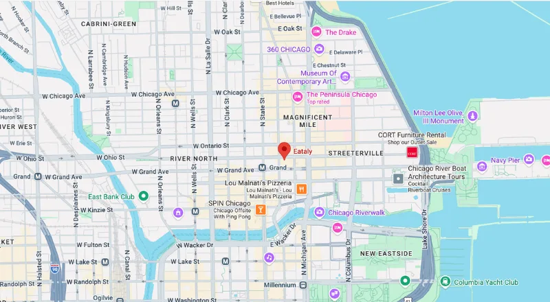 Map - Eately Chicago Map - Eately Chicago