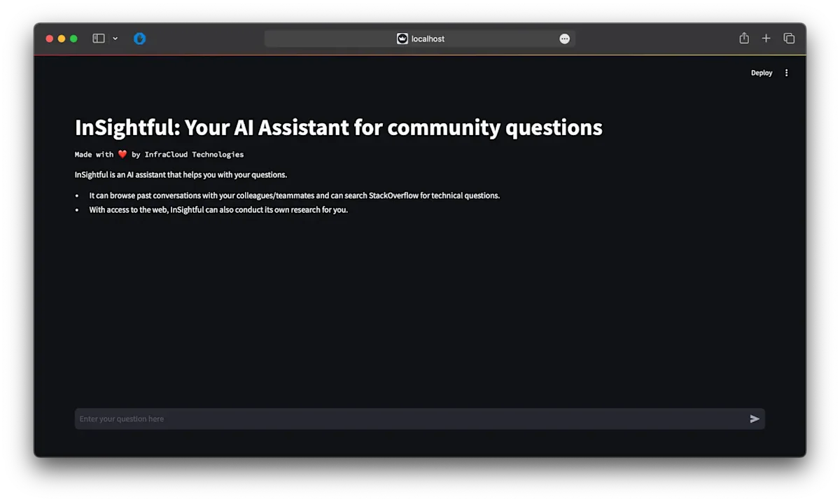 InSightful landing page