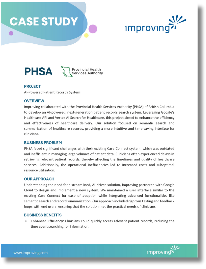 Image - Partner Portal (Google) Case Study - PHSA