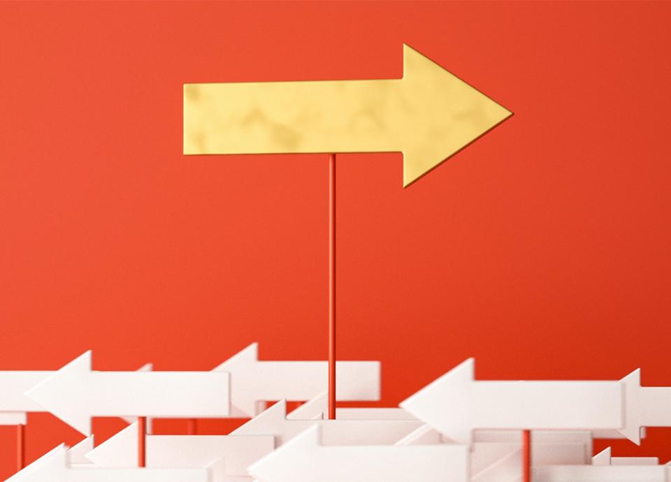 Blog Photo - Arrows Stock Image