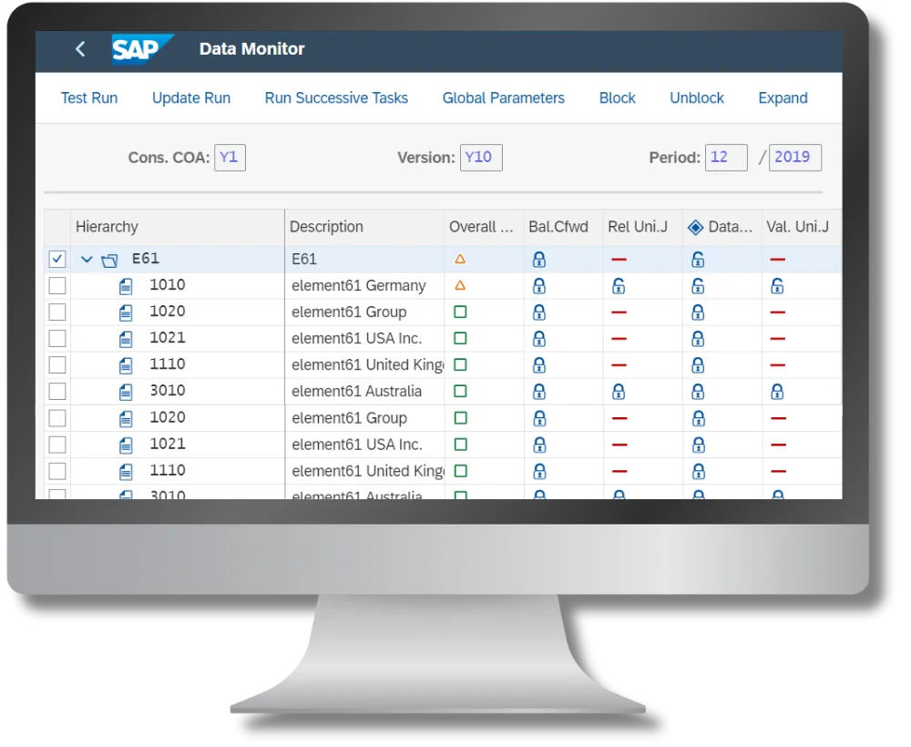 Image - SAP Group Reporting Desktop Image - SAP Group Reporting Desktop