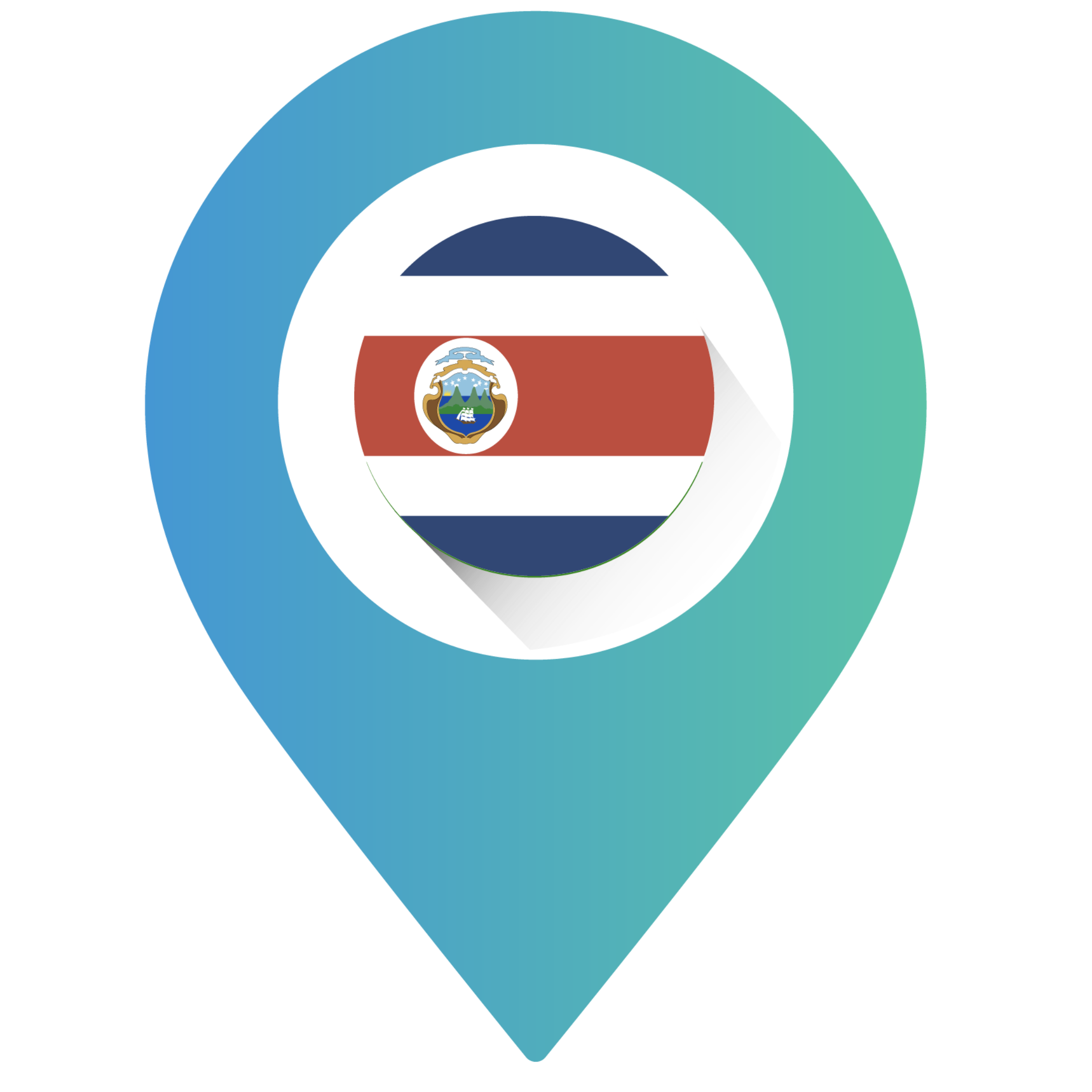 Icon Button - Costa Rica