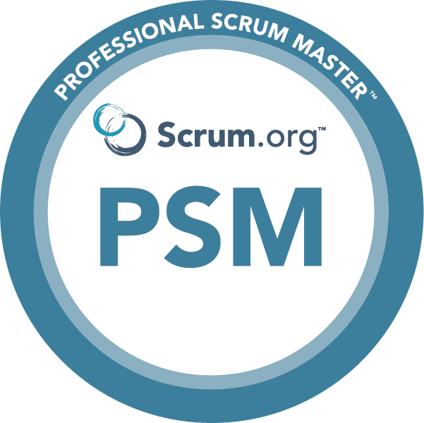 Professional Scrum Master (PSM) Logo