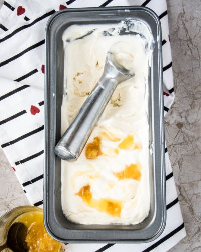 Simple 3 Ingredients  Ricotta & Honey Ice-cream