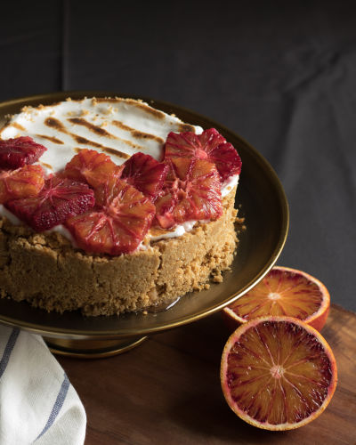 Orange Cardamom cheesecake