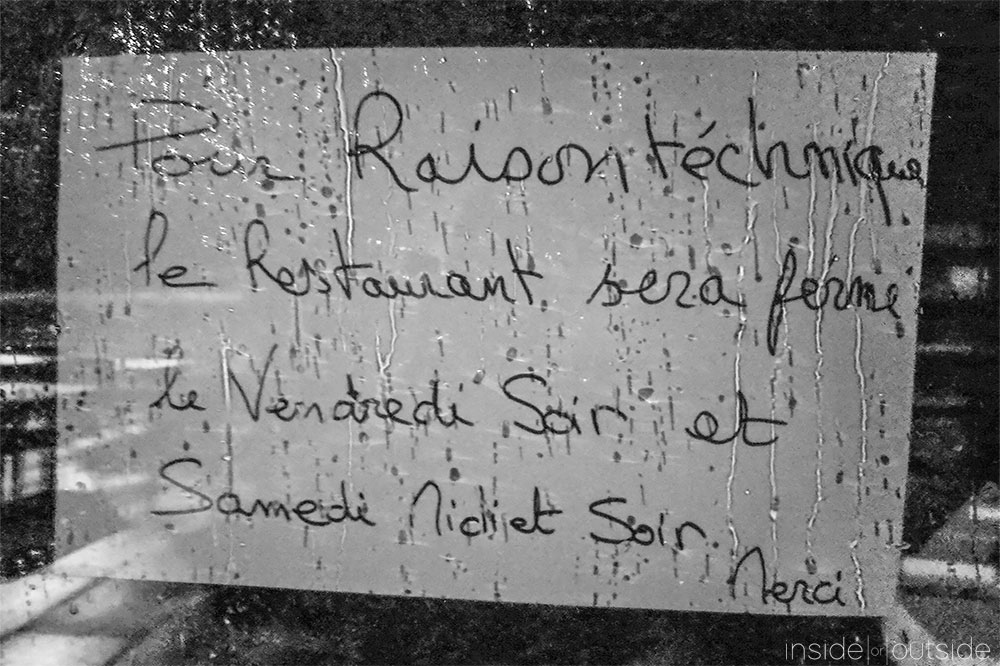 Left out in the cold...