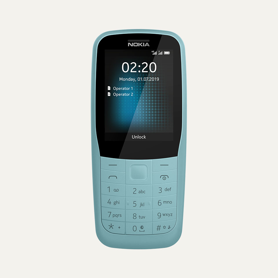 Nokia 220 4G (2024) user guide: Клавиатура