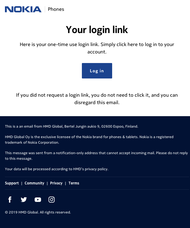 Connect sign in email