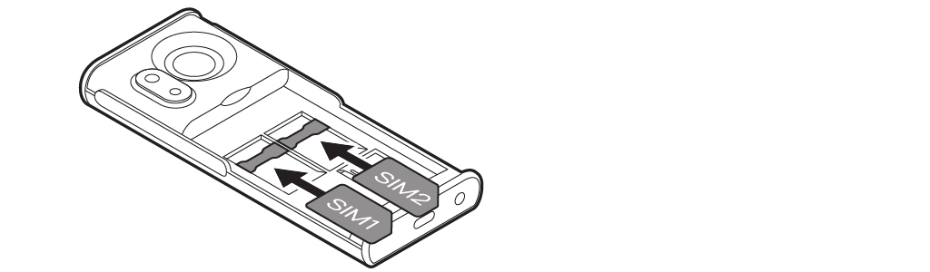 Einlegen der SIM-Karte