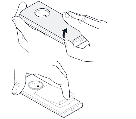 Abrir la cubierta posterior