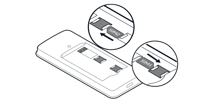 Insert the SIM card
