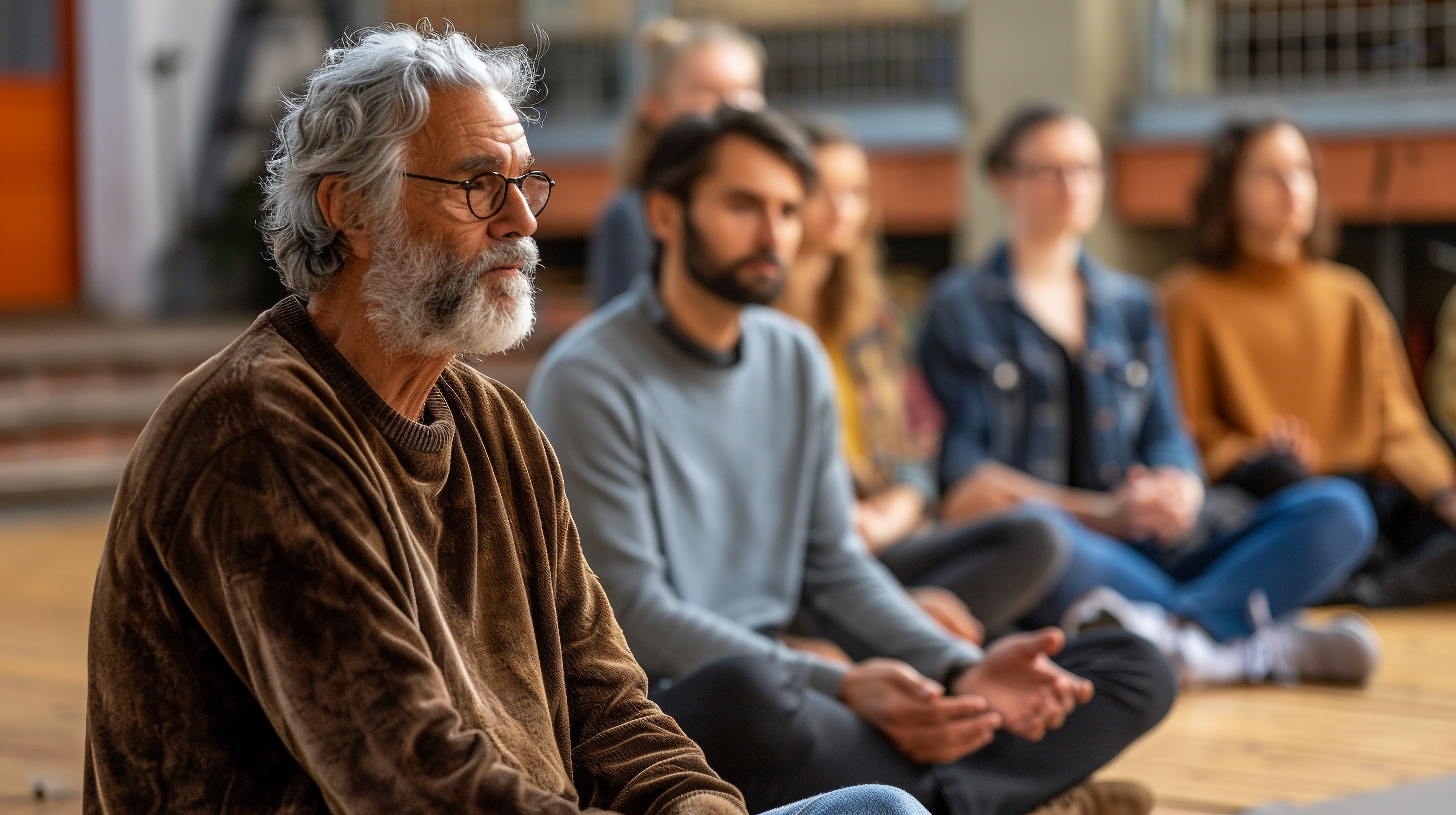 Guided mindfulness and meditation session 