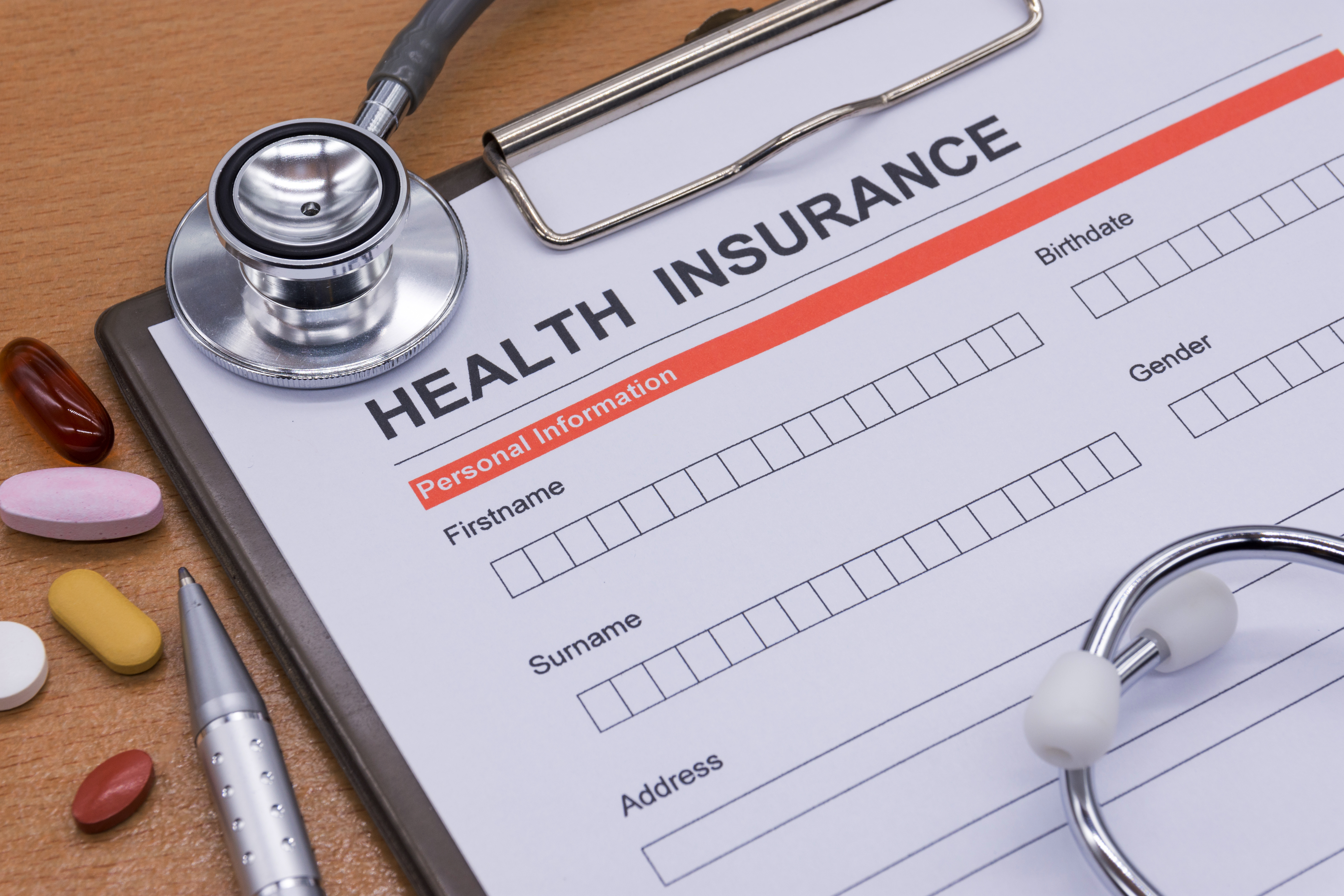 Health Insurance Forms to be filled out