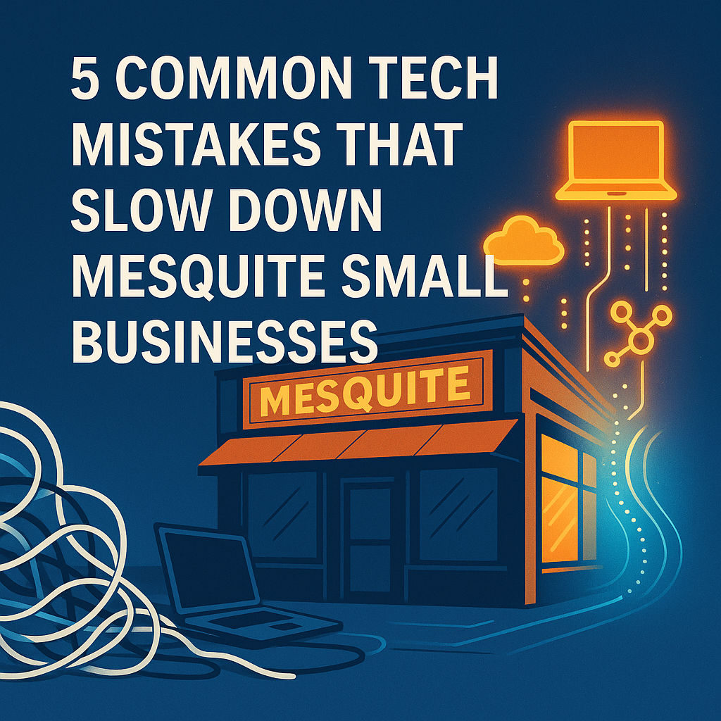 5 Common Tech Mistakes That Slow Down Mesquite Small Businesses