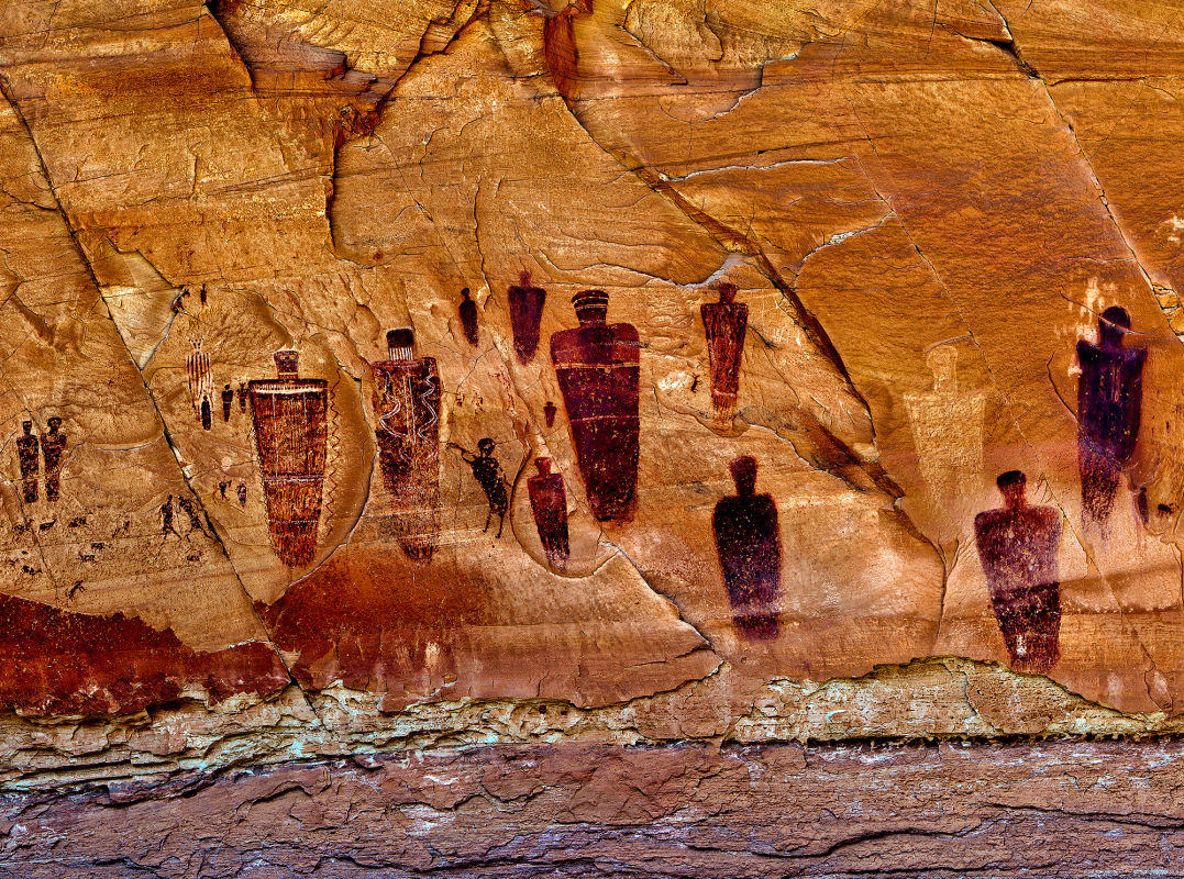 Canyonlands Visitor Information | Photo Gallery | 1 - Great Gallery Petroglyphs at Canyonlands National Park