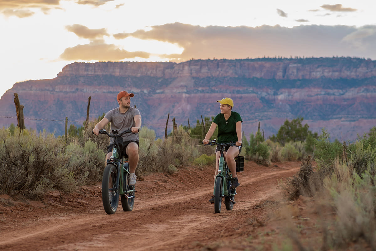 Their E-Bikes are perfect for Southern Utah's bike paths, backroads, hills, trails, & sand. 