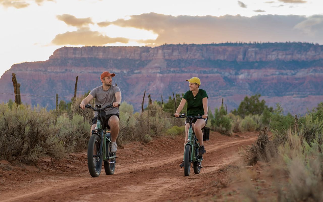 Their E-Bikes are perfect for Southern Utah's bike paths, backroads, hills, trails, & sand. 