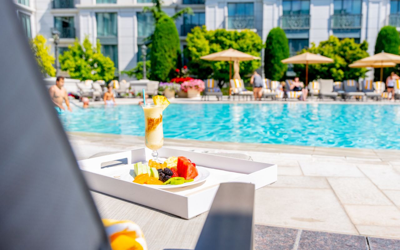 Grand America Hotel | Photo Gallery | 2 - Take a dip in the seasonal outdoor pool. 
