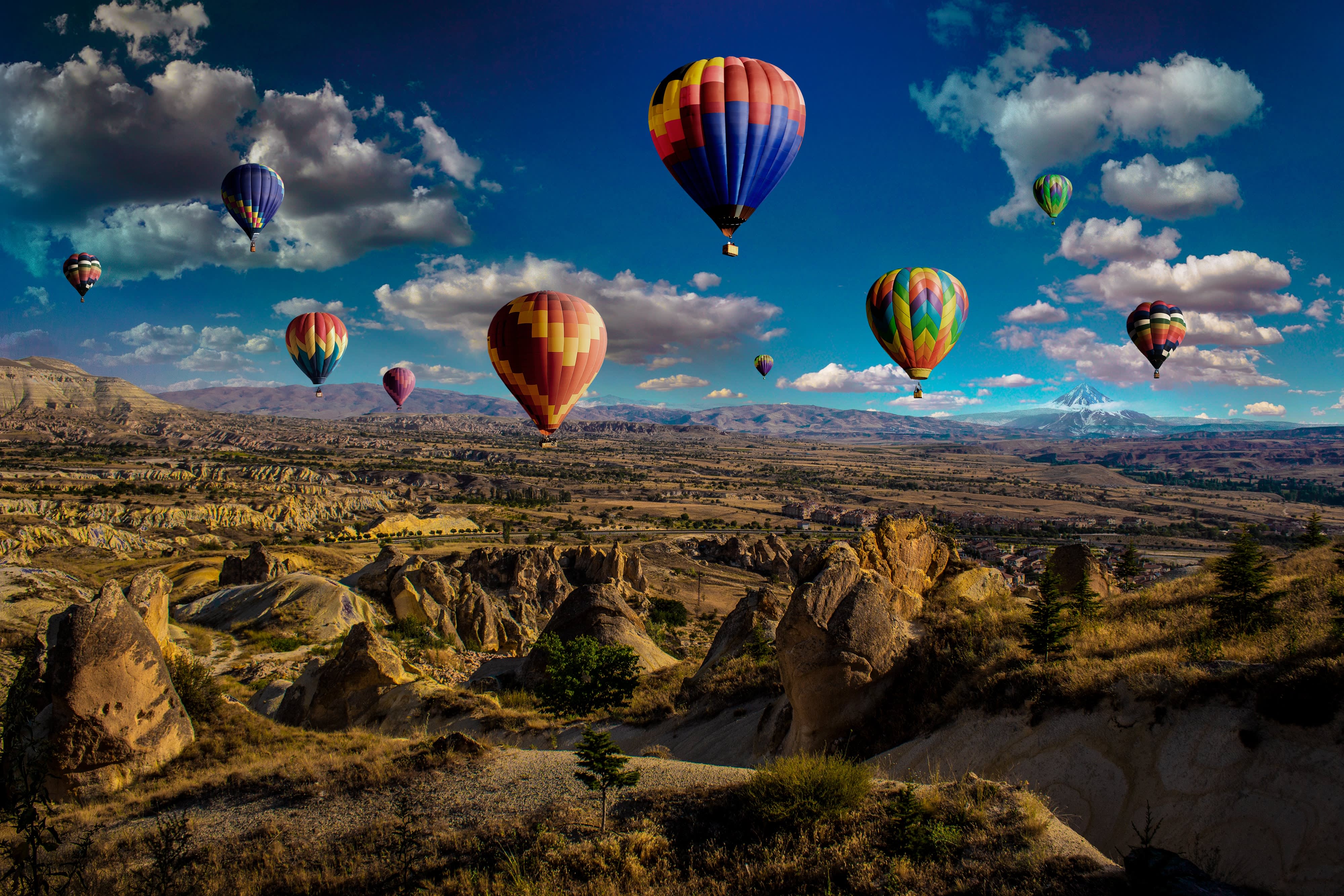 Take your wife on a hot air balloon ride! Click to find other cool