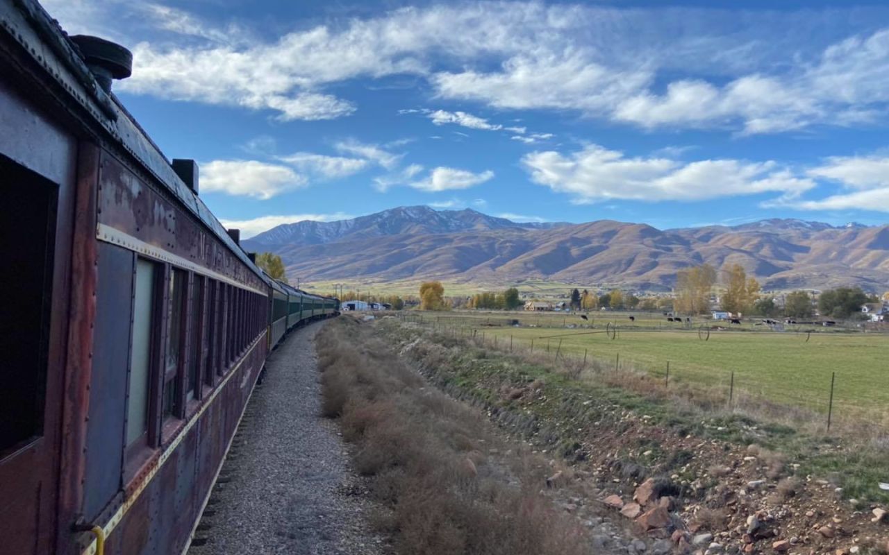 Enjoy the beautiful scenery of Heber on the Heber Valley Railroad!