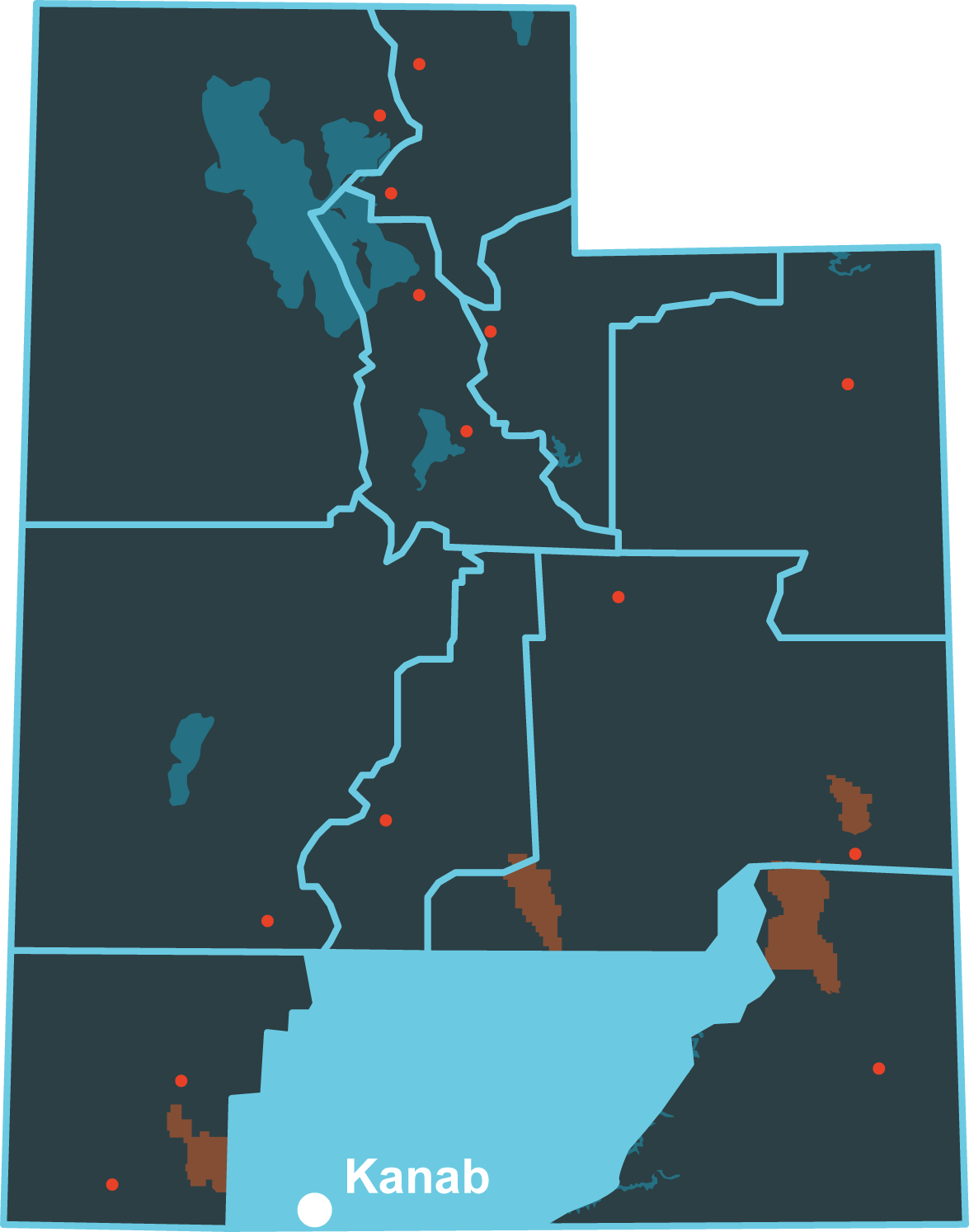 Utah's Outback Region Trip Planner Directions & Campgrounds