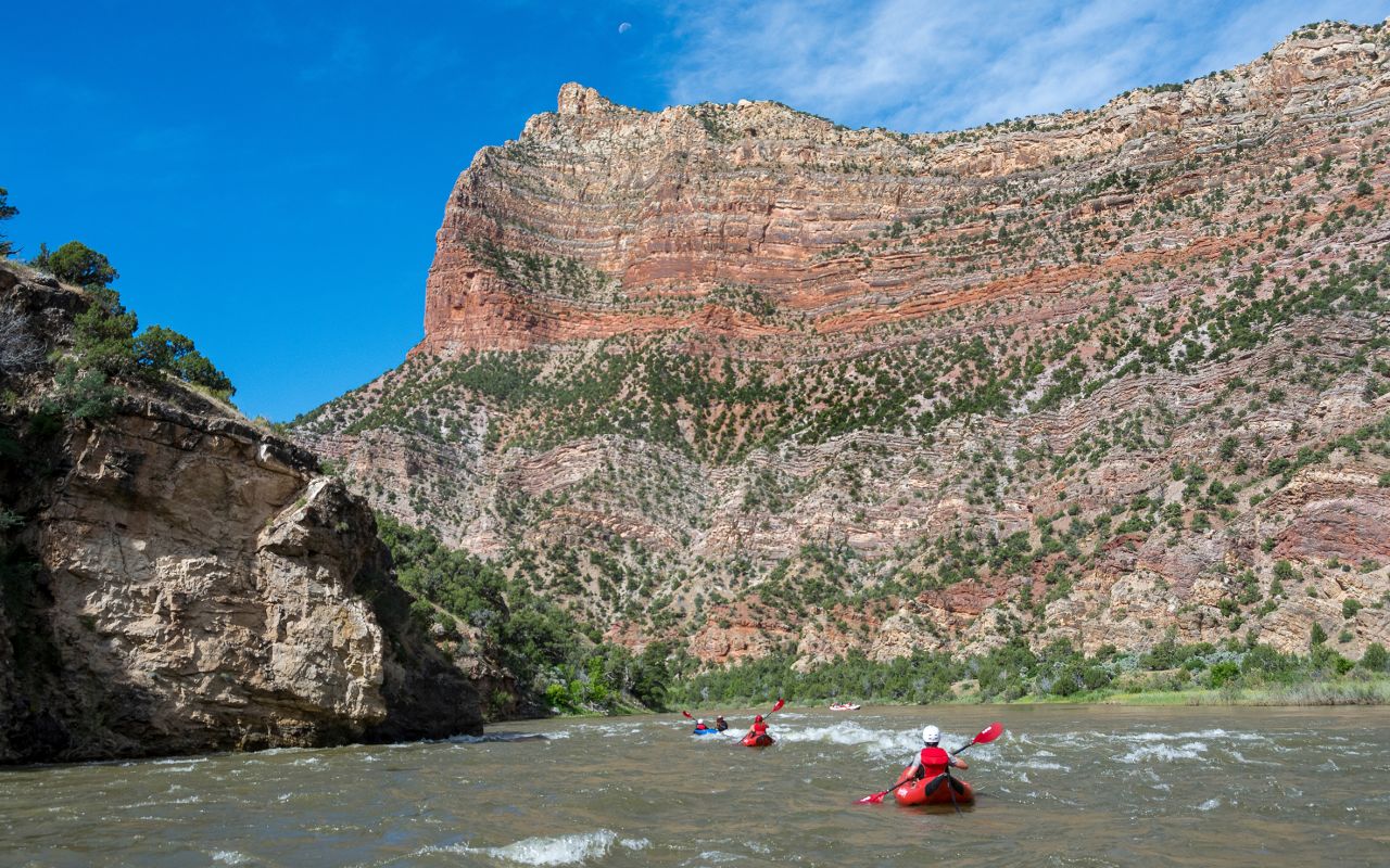 Enjoy the beautiful scenery of the Yampa River. 