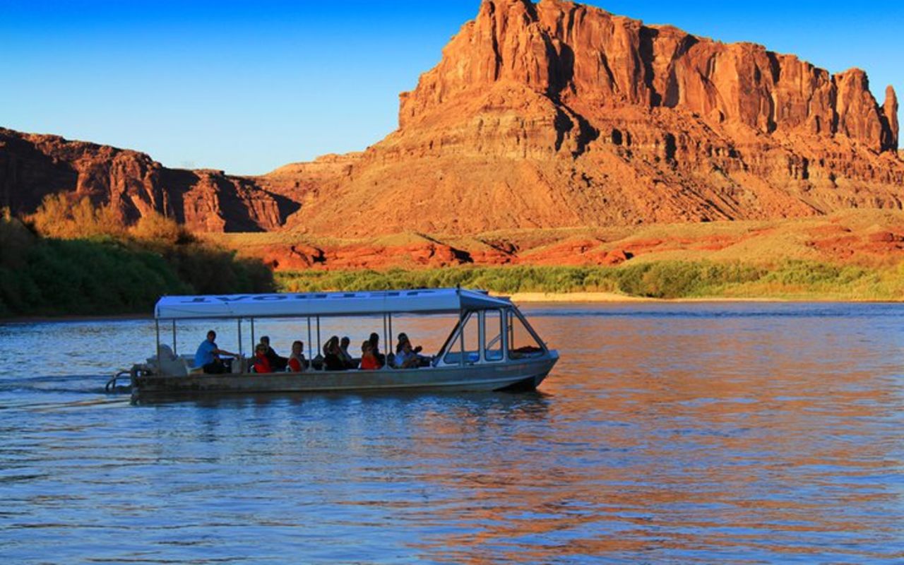 Canyonlands By Night & Day | Photo Gallery | 3 - Enjoy a s unset jet boat tour on the Colorado River in Moab, Utah. 