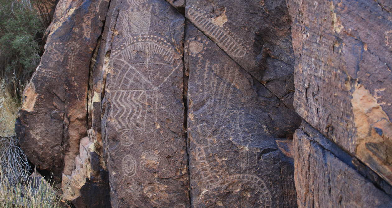 The Incredible Parowan Gap Petroglyphs near Cedar City, Utah