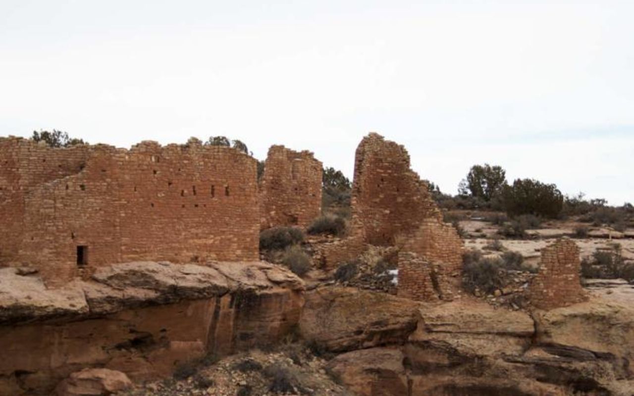 National Monuments | Photo Gallery | 6 - Hovenweep National Monument ruins in Utah.  A group of five well-preserved village ruins over a 20-mile radius of mesa tops and canyons. 