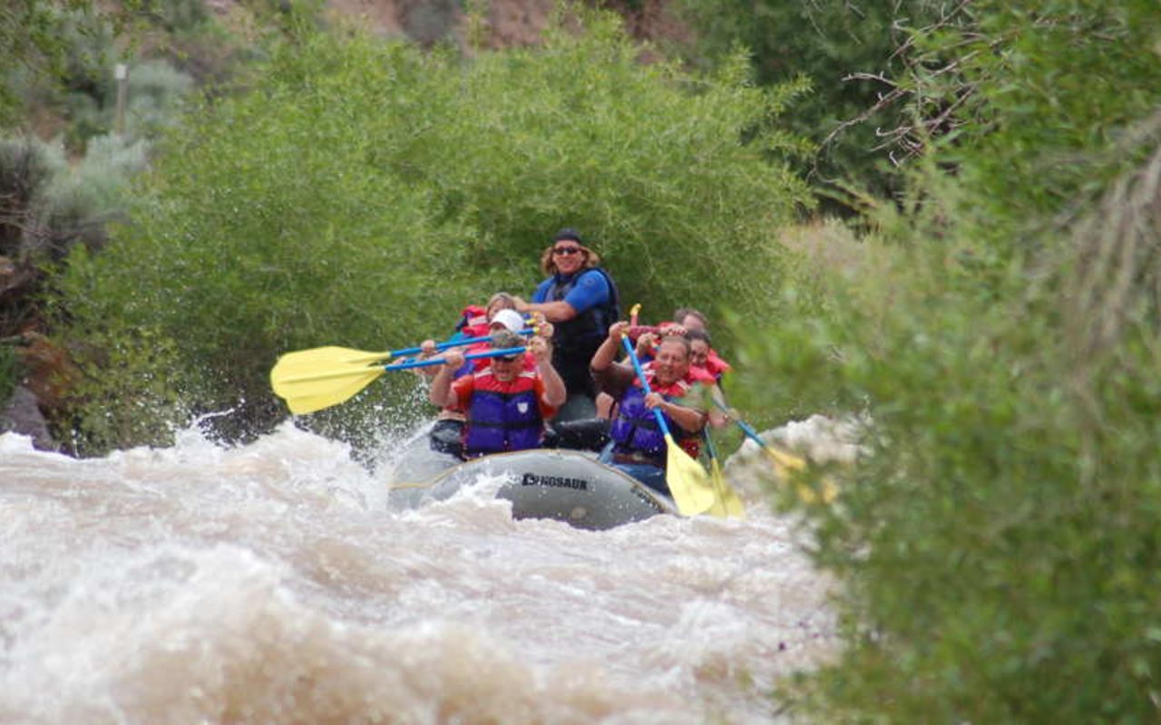 Big Rock Adventure | Photo Gallery | 6 - River Rafting Tours Your rafting trip on the Sevier River will include a Professional Guide certified by the State of Utah, and they work hard to make sure your adventure is safe, fun and informative.