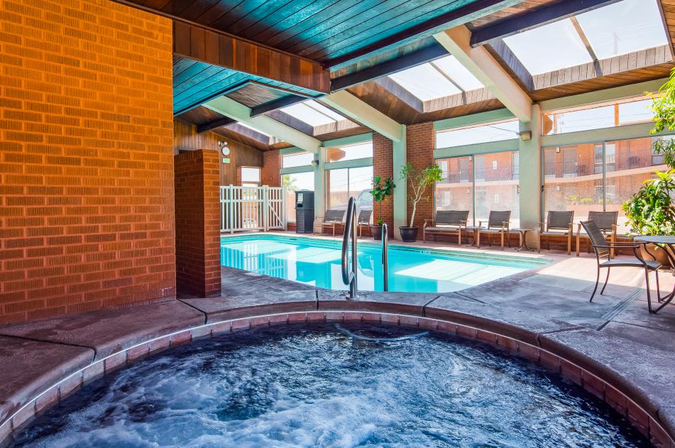 Enjoy the indoor hot tub and pool during your stay.