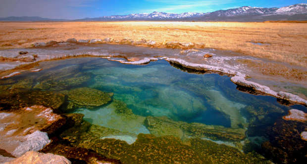 Utah Hot Springs | Photo Gallery | 1 - Clear water at Meadow Hot Springs