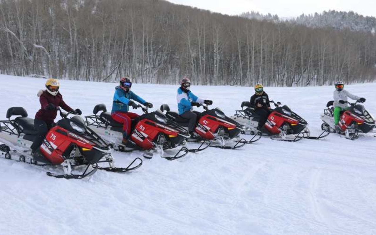 Backcountry Snowmobiling | Photo Gallery | 3 - Custom-Tailored Tours We can custom tailor a snowmobile tour to match whatever your group has in mind and offer tours ideal for all ability levels beginner to expert.