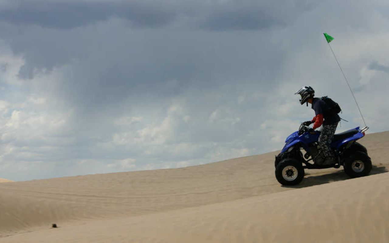 West Desert Region | Photo Gallery | 1 - ATV Rider at Little Sahara