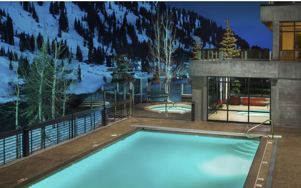 Alta's Rustler Lodge | Photo Gallery | 0 - Enjoy a swim in the outdoor heated pool. 