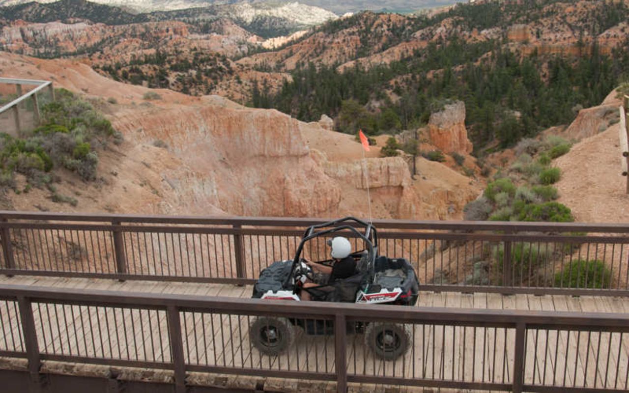 Ruby's Guided Tours | Photo Gallery | 8 - Guided ATV Tours See some of the most incredible scenery that is seen by very few! These guided tours will get your adrenaline pumping, but will also provide you with views of a pristine alpine landscape, the Bryce Canyon Rim and fresh clean air.