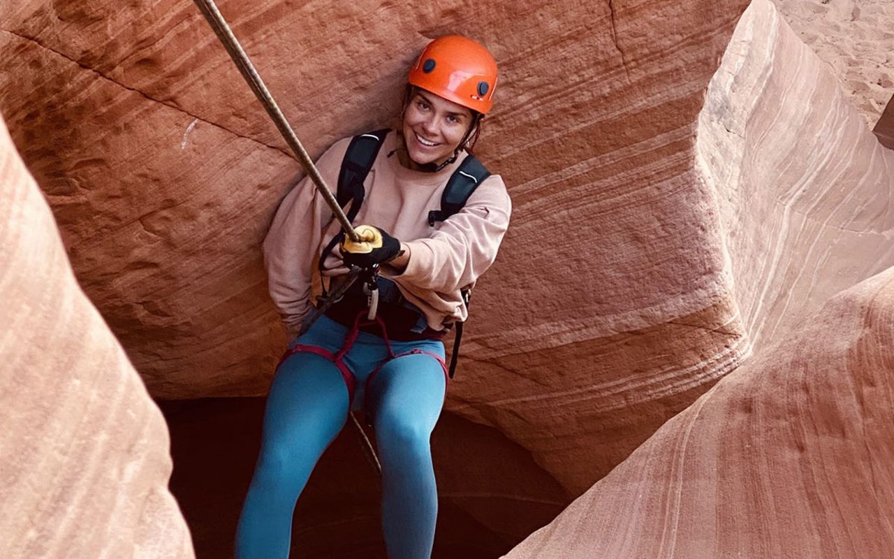 Coral Cliffs Tours and Townhomes | Photo Gallery | 9 - If you want to have a more “hands-on” adventure to see some sites that few have seen, then clambering through a slot canyon in a harness with us may be perfect for you! 