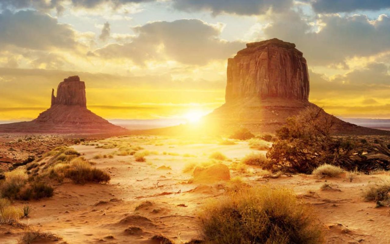 Monument Valley Visitor Center | Photo Gallery | 1 - Don't have the energy for the politically divisive national monuments? Stick with this uncontroversially beautiful one, with its extraordinary red rock buttes, blue sky, and golden sunsets. 