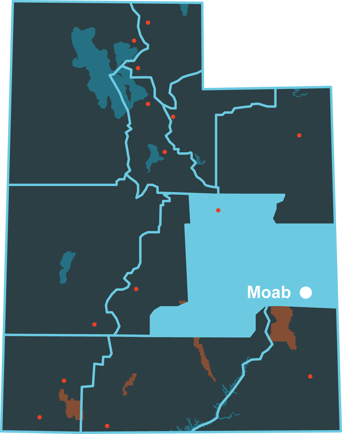 Utah's Holey Land Region - Moab 