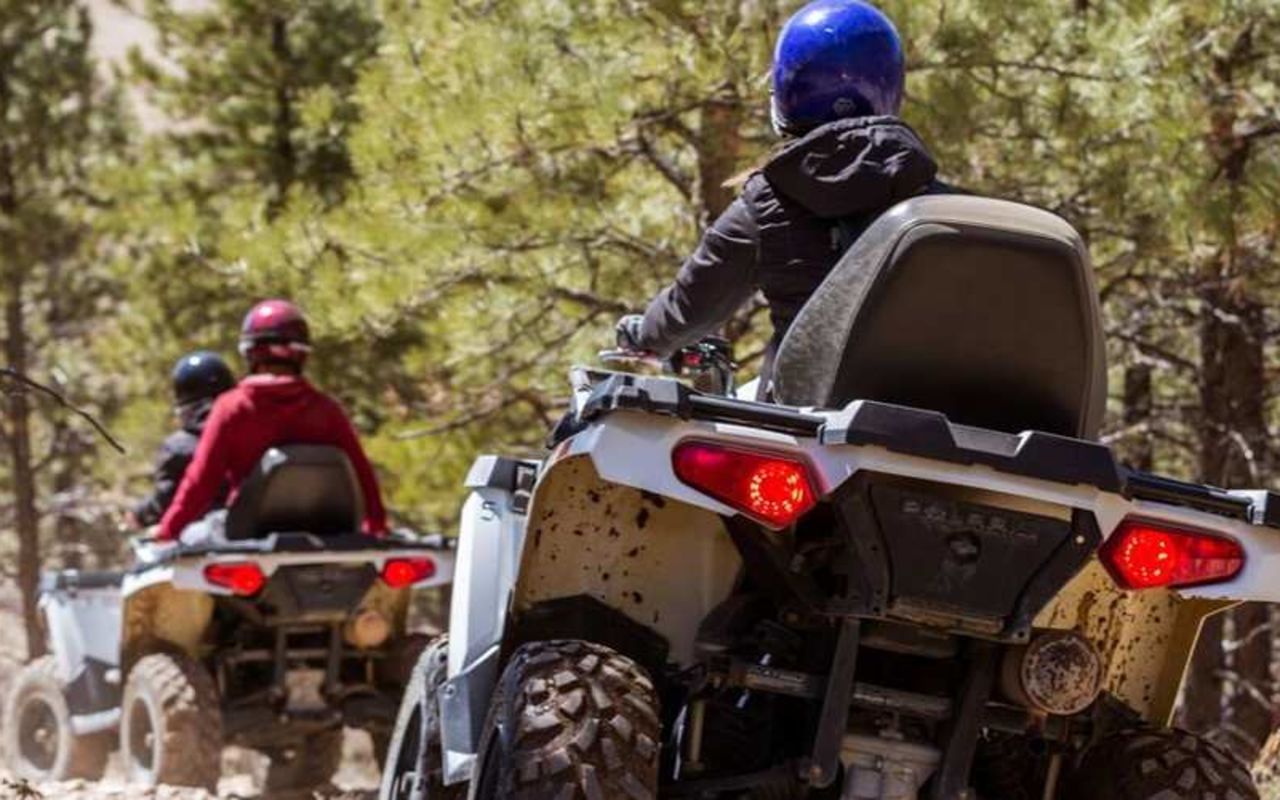 Ruby's Guided Tours | Photo Gallery | 3 - Guided ATV Tours A short, yet exciting experience, our one-hour ATV ride winds through ponderosa pine forests to the rim of Bryce Canyon National Park.