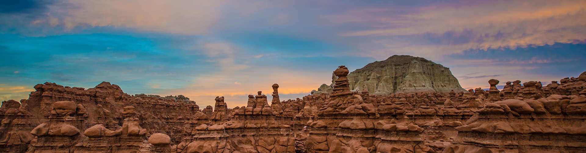 Privacy Policy Hero Image - Image of red rocks in southern Utah.