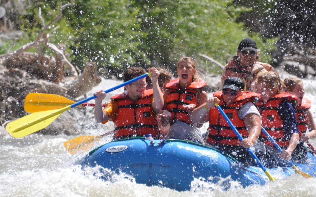 Big Rock Adventure | Photo Gallery | 0 - River Rafting Tours Rafting - Class II-III Rapids, two hour trips, longest rafting trip on the Sevier River, and great for all ages.