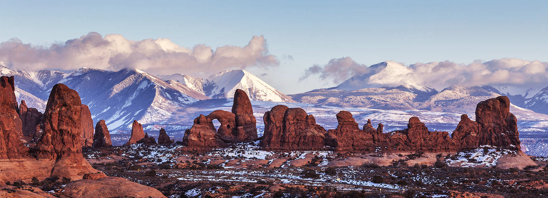 Arches National Park in the Winter Utah