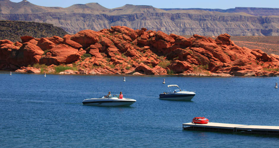 Boating at Sand Hollow