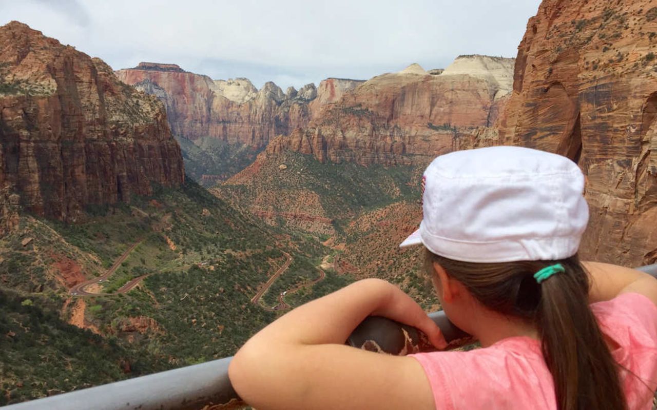 Grand Circle Tour Itinerary | Photo Gallery | 4 - Zion Canyon Overlook Trail
 Enjoy views like this on the Zion Canyon Overlook Trail