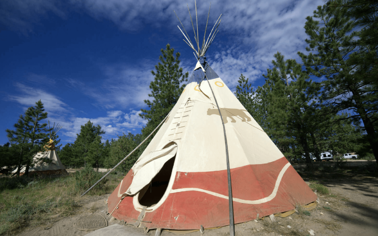 Ruby's Inn RV Park & Campground | Photo Gallery | 2 - The Ruby’s Inn Campground has ten tipis available! Each tipi can sleep up to eight adults comfortably.