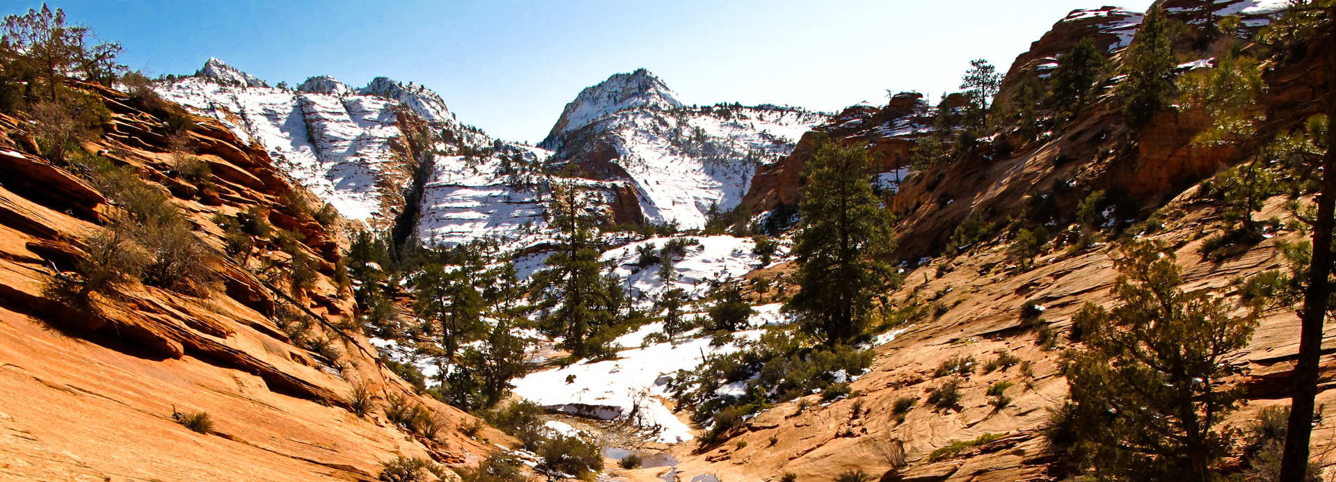 Hike the Many Pools trails in Zion National Park Utah