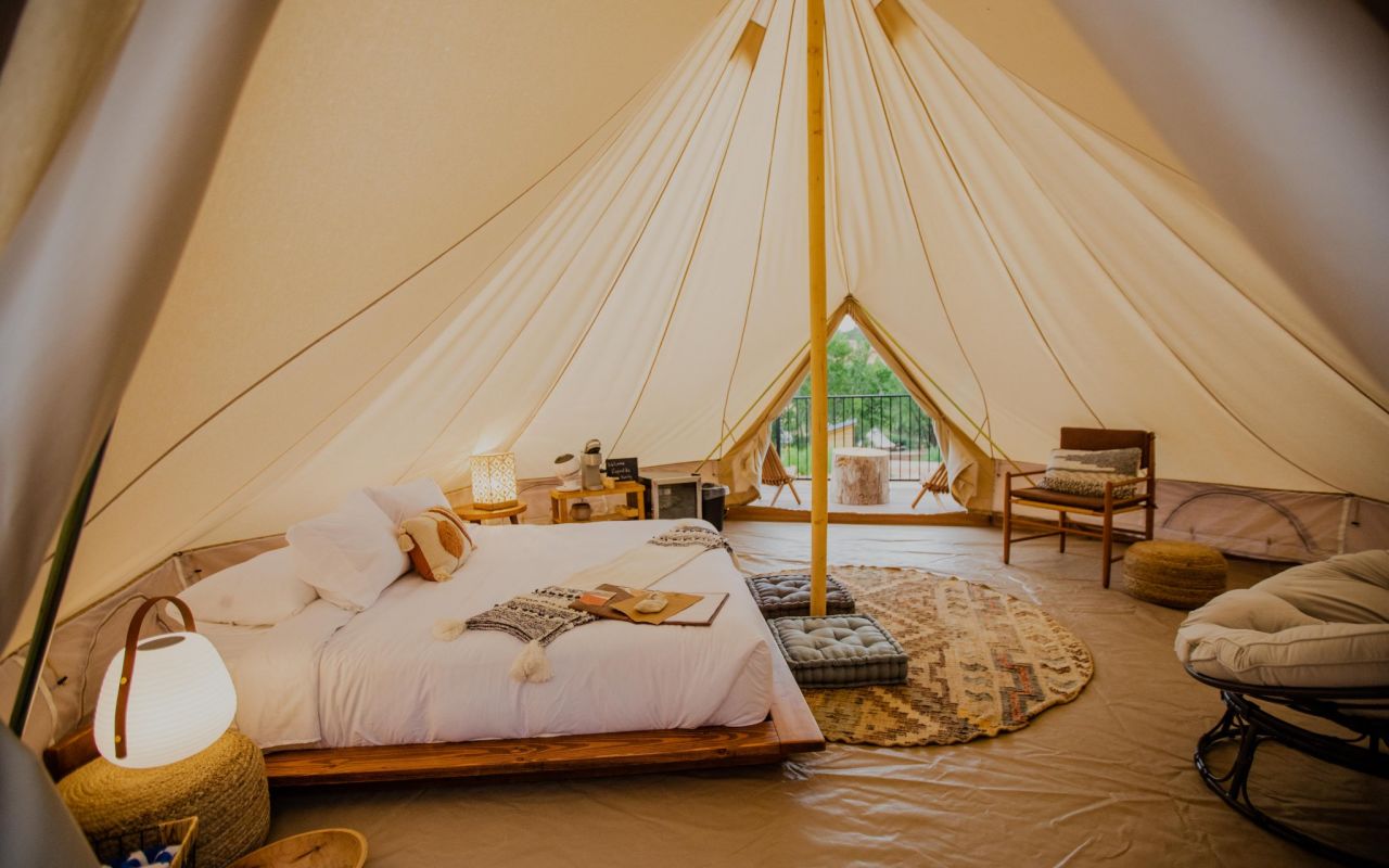 Cave Lakes Canyon Ranch | Photo Gallery | 3 - The Kiva Suite - Premium Tent with Private Cave